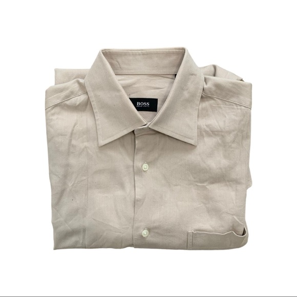 Hugo Boss Men’s Long Sleeve Dress Shirt - Picture 1 of 5
